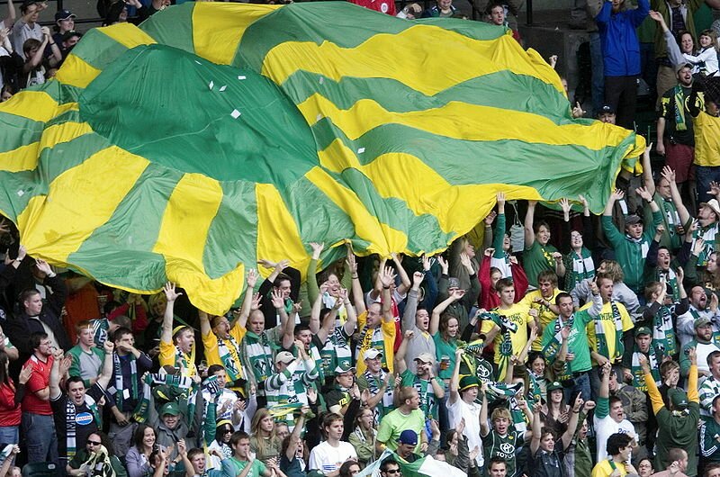 "The Timbers Army" courtesy of blackedoutfriction on Wikipedia
