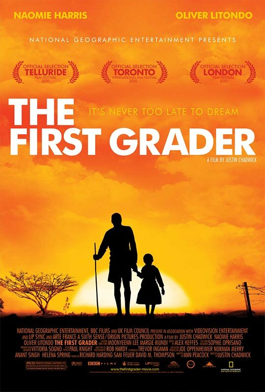 The poster for Justin Chadwick's The First Grader.