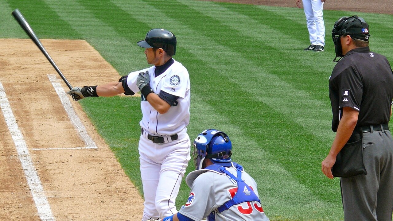 Ichiro at bat