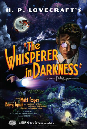 The retro poster for The Whisperer in Darkness. Courtesy HPLHS