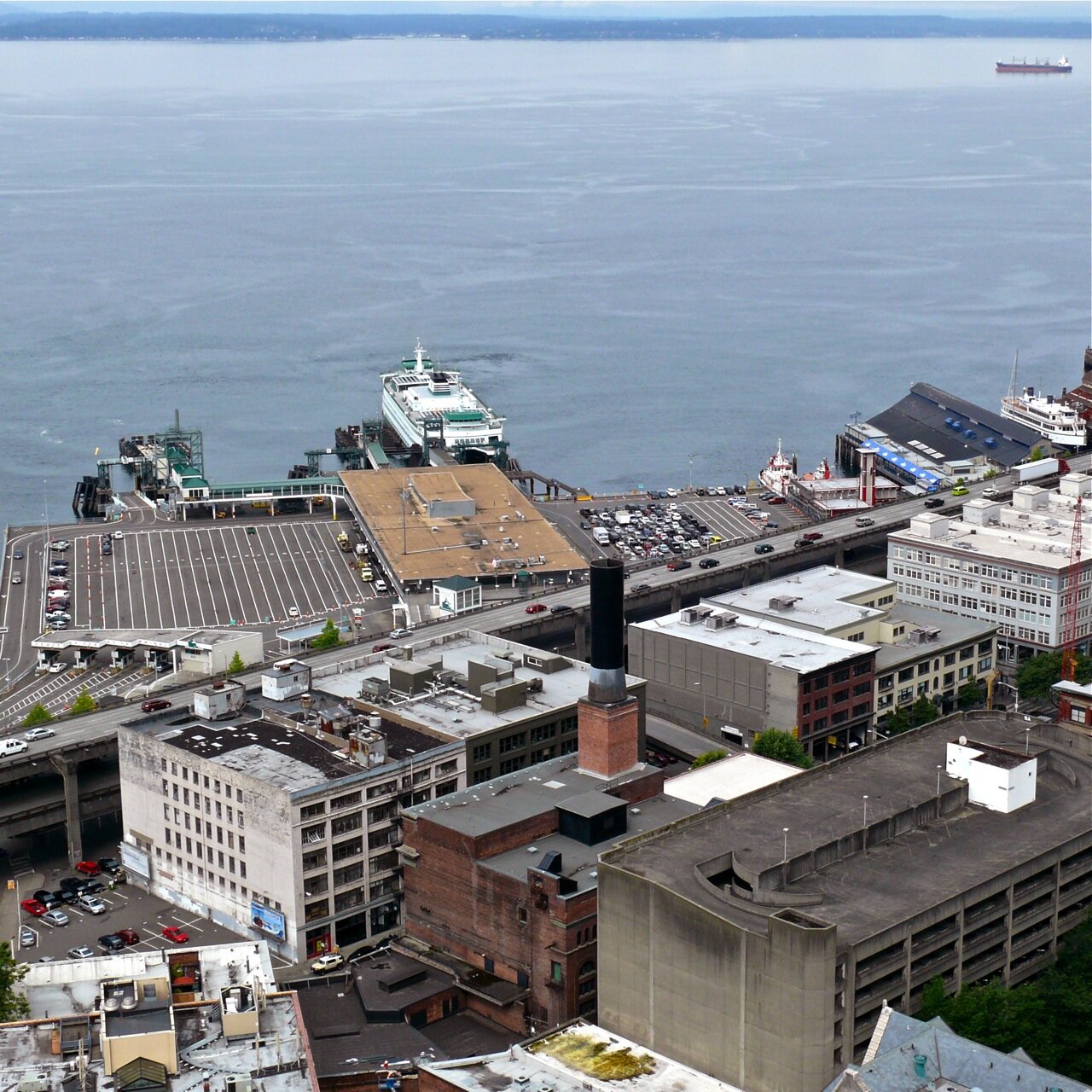 The Alaskan Way Viaduct (from Smith Tower) (Photo: MvB)