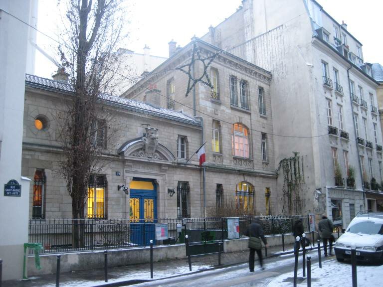 A preschool in winter