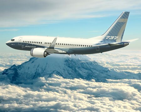 Boeing 737 image courtesy of Boeing