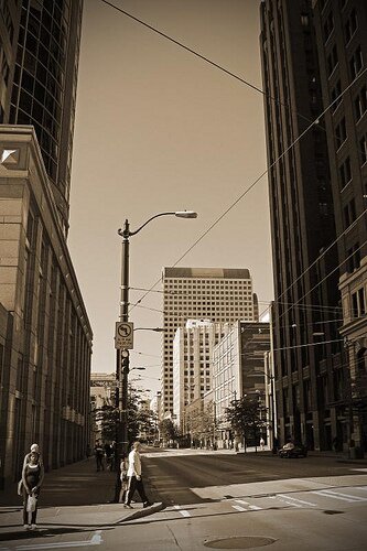 Photocoyote's SEPIA STREETSHOT from our Flickr pool was taken in 2009, the year of the drug sweep.