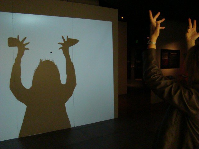 Shadow Monsters installation at EMP.