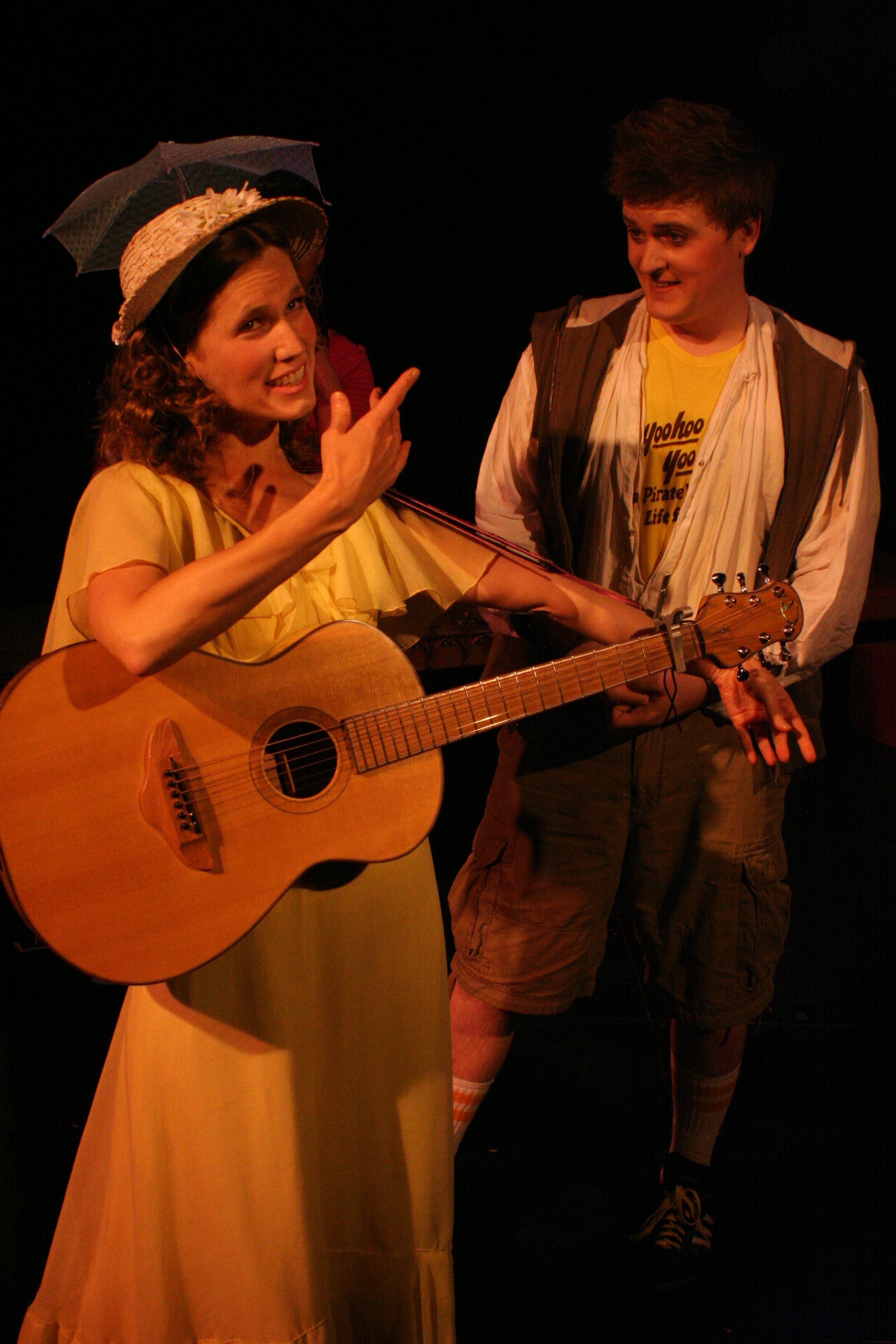 Arwen Dewey as Mabel and Jordan Melin as Frederic
