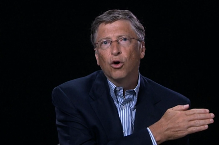 Bill Gates in a screenshot from his video (Source: Gates Notes)