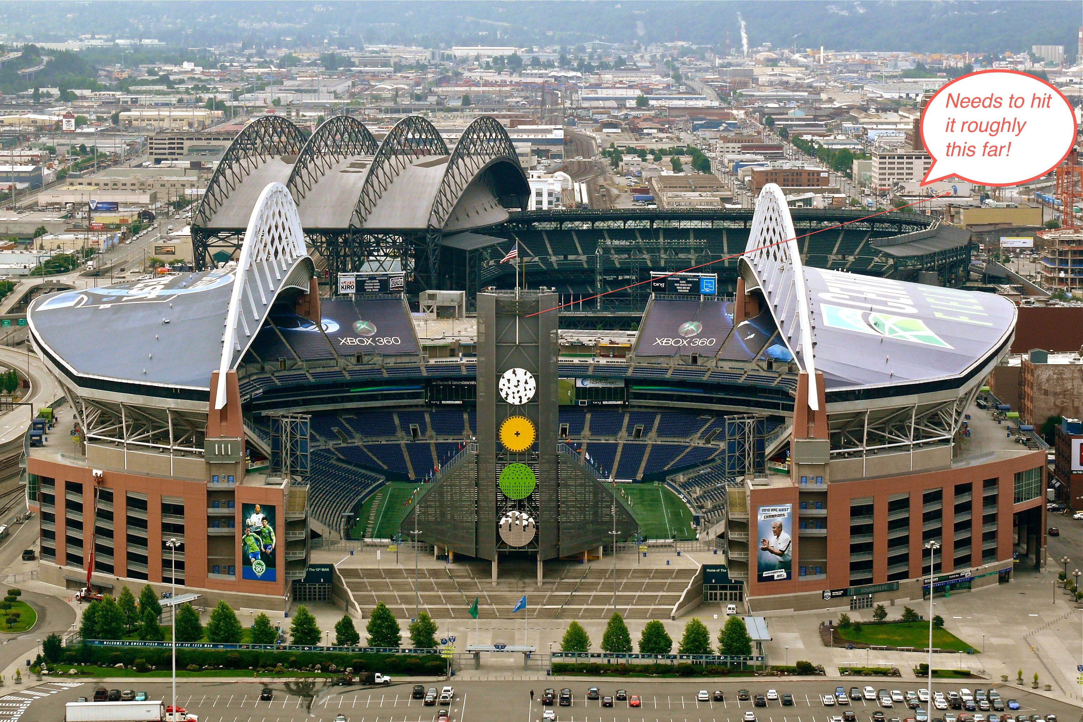 Safeco Field, behind the CLink (Photo: MvB)