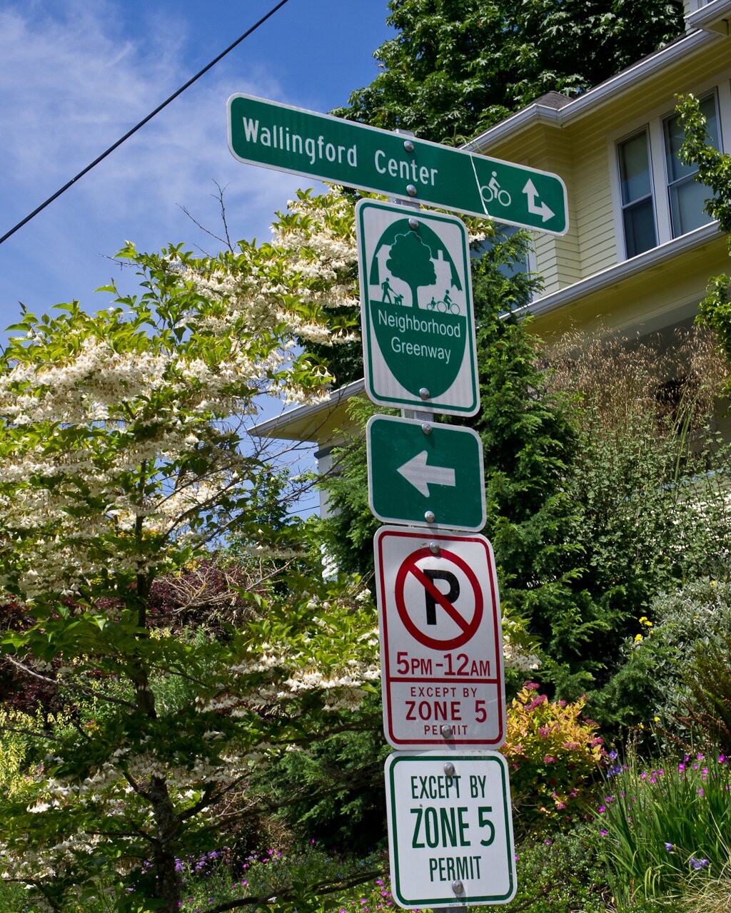 Wallingford's Greenway signs (Photo: MvB)