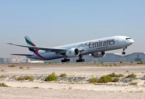 An Emirates 777 (Image: Boeing)