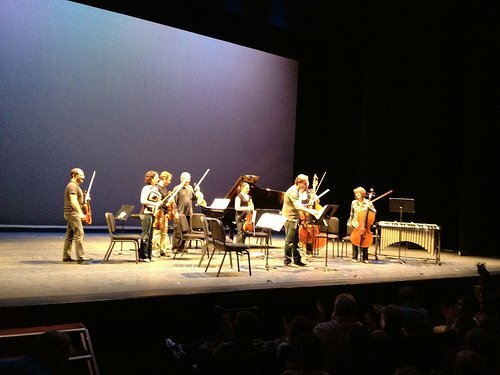 Seattle Symphony musicians present "Symphony Untuxed" at Bumbershoot 2012 (Photo: Seattle Symphony Blog)