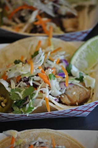Fish tacos are a new item from the Marination team! (Photo: Peter Majerle)