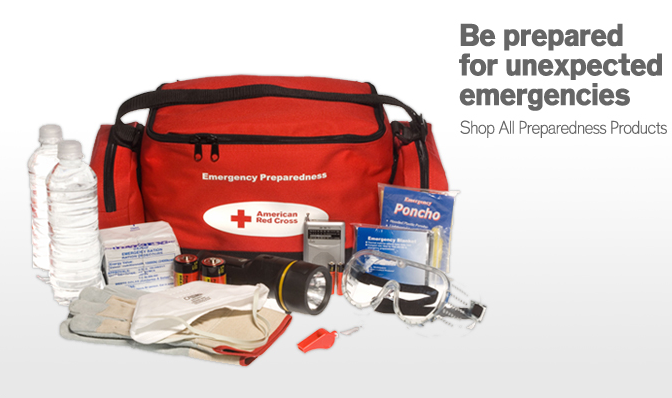 The Red Cross has an online store with emergency supplies. (Image: Red Cross)