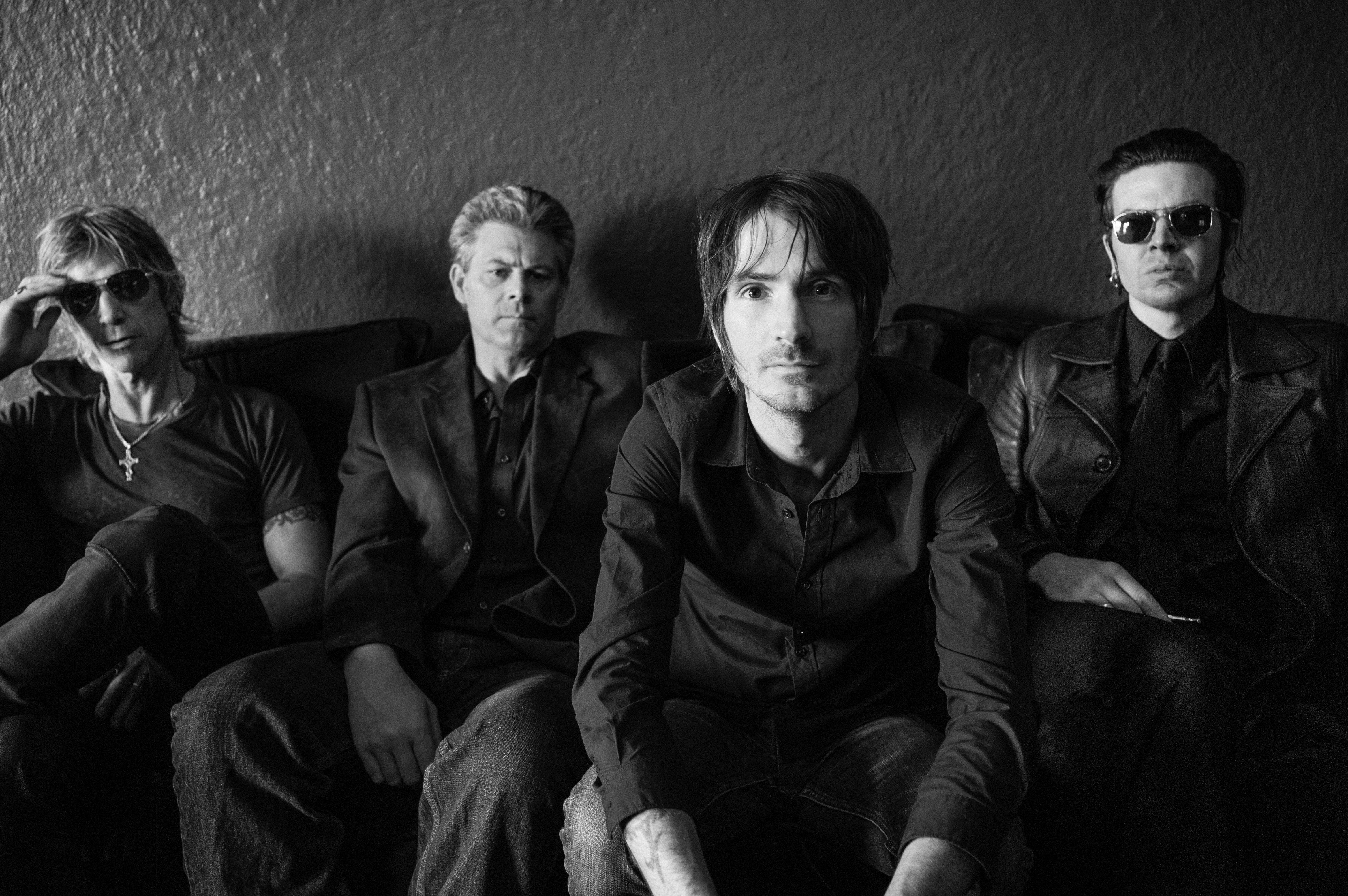 Seattle supergroup Walking Papers. Left to right: Duff McKagan, Barrett Martin, Jeff Angell, and Ben Anderson. (photo by Charles Peterson)