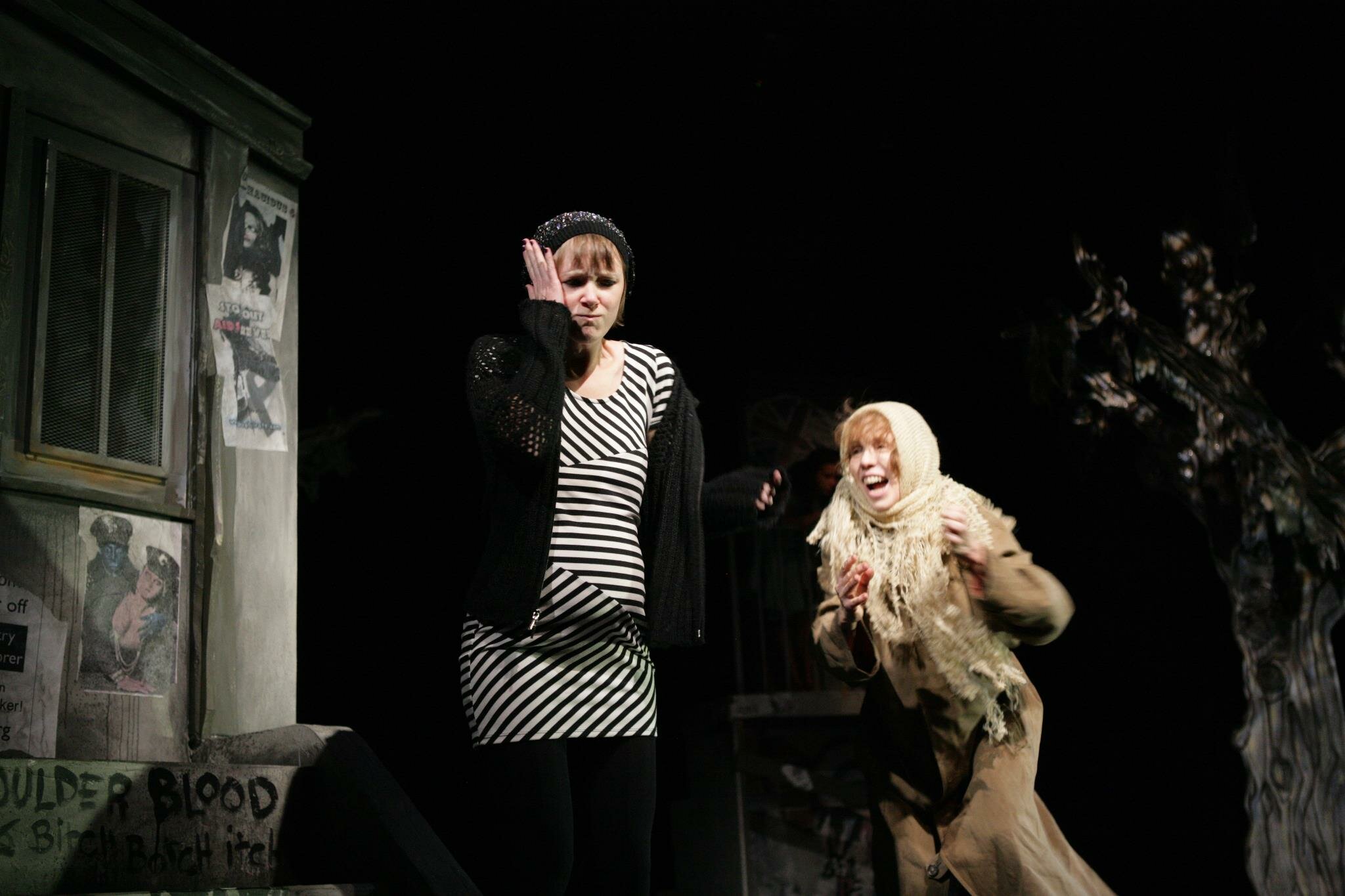 Jessica Martin and Mary Ewald in Janice Findley's production of The Skriker (Photo: Julia Salamonik)