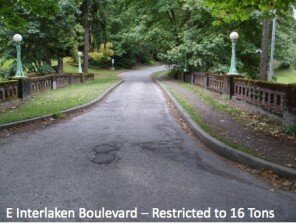 Interlaken Blvd E in the Arboretum (Photo: SDOT)