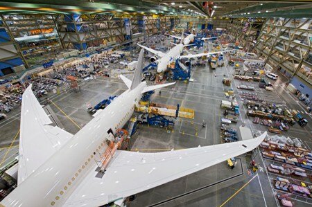 EVERETT, Wash., Nov. 12, 2012 – Boeing (NYSE: BA) employees last week rolled out the first 787 Dreamliner built at the five-airplane-per-month production rate.